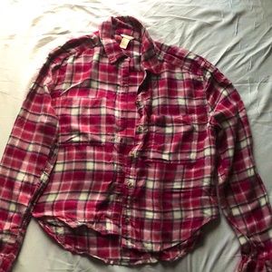 Forever 21 Pink Flannel